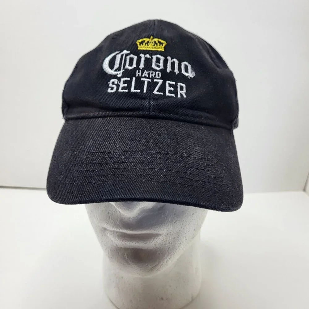 Corona Hard Seltzer Beer Baseball Cap Adjustable Trucker's HAT -Black